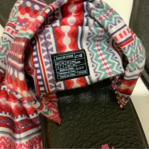 NEW ITALIAN SHOEMAKERS SANDALS  PLATFORM WEDGES SIZE 6.5 WHITE  BROWN - Picture 5 of 6